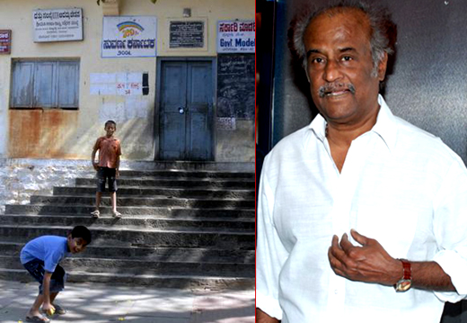 Rajinikanth studied school in Bangalore